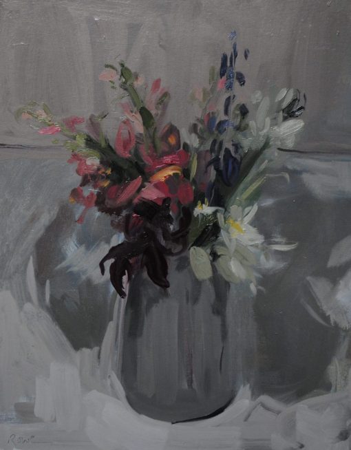 Serena Rowe, Three Chrysanthemums 1