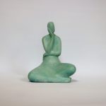 Ana Duncan, Thinker II £2,000 Medium: Bronze Sold Nadia Waterfield Fine Art. Bronze and Ceramic Sculpture Artist from Dublin. The female figure is the subject of focus inspired by organic forms.