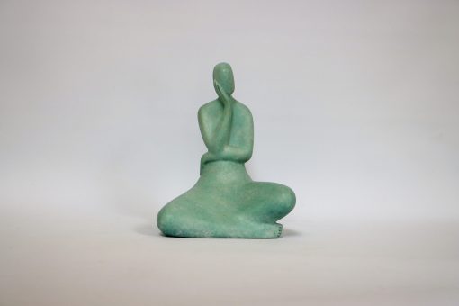 Ana Duncan, Thinker II £2,000 Medium: Bronze Sold Nadia Waterfield Fine Art. Bronze and Ceramic Sculpture Artist from Dublin. The female figure is the subject of focus inspired by organic forms.