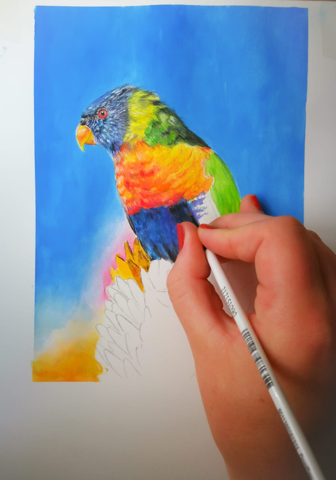 Watercolours - Painting Birds in the Jungle (children's workshop)