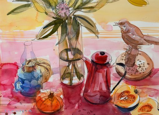 Glen Scouller, The Red Coffee Pot 1