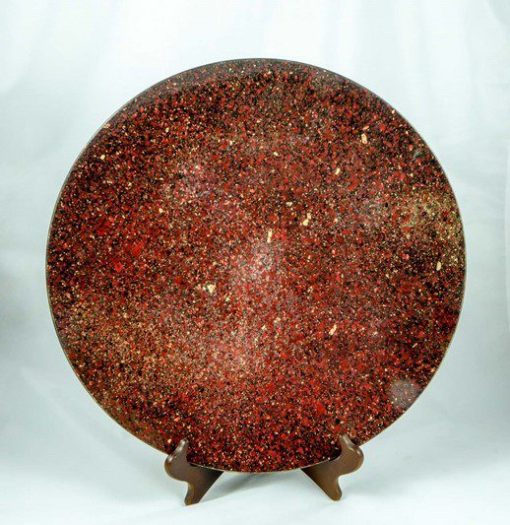 David Gee, Red and black porphyry bowl 43 1