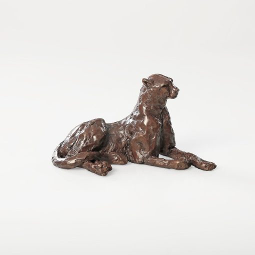 Laura Pentreath, Lying Cheetah (Bronze) 1