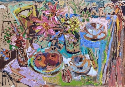 Leonie Gibbs, Summer Table with Flowers 1