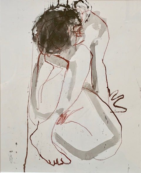 Anthea Stilwell, Seated Nude 1