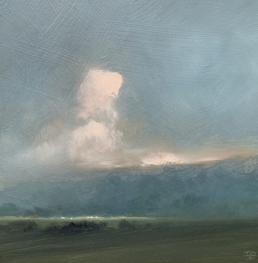 David Smith, Light Over the Ridge £350 Medium: Oil on Board Sold Oil Landscape Painting, painting the atmosphere of the English Countryside. Working in oil. He exhibits as the royal societies of artists in the UK.