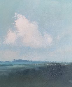 David Smith, Copse on the Hill £350 Medium: Oil on Board Size: 33 x 33 cms Oil Landscape Painting, painting the atmosphere of the English Countryside. Working in oil. He exhibits as the royal societies of artists in the UK.