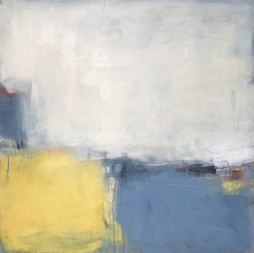 Boo Mallinson, Spring Abstract £3,500 Medium: Acrylic on Canvas Visual Landscape diary for Daily Walks in Dorset. Seasonal abstract paintings in Acrylic. Interpretive art.