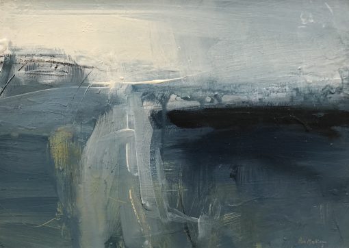 Boo Mallinson, October Light £650 Medium: Acrylic & Charcoal on Canvas Size: 29 x 39cm Visual Landscape diary for Daily Walks in Dorset. Seasonal abstract paintings in Acrylic. Interpretive art.