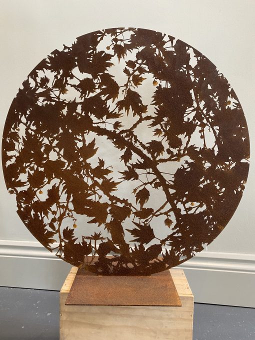 One-Off Ian Turnock, Wildwood, 51cm x 51cm x21cm , Corten £885 Sculpture hand selected by Nadia Waterfield by renown contemporary artists.