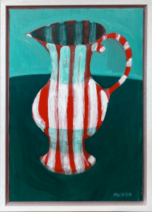 Naomi Munuo, Classic Jug £725 Medium: Acrylic on Canvas Size: 36cm x 25cm Classic Jug, acrylic on canvas, 36 x 25 cm £725