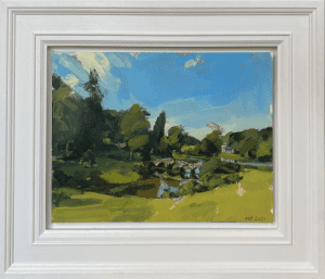 Anna Pinkster, Stourhead,Autumn Equinox £800 Medium: Oil on Arches 300g oil Paper Size: 31 x 41 cm