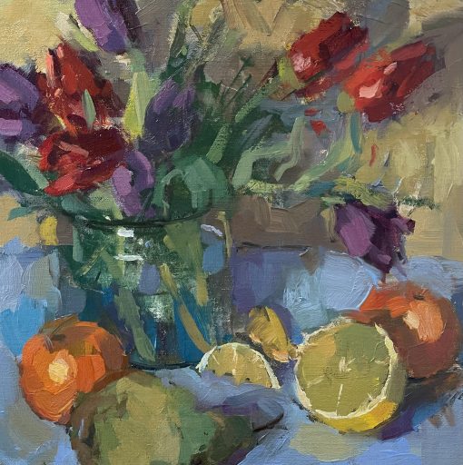 Nia Mackeown, Tulips and Fruit 1