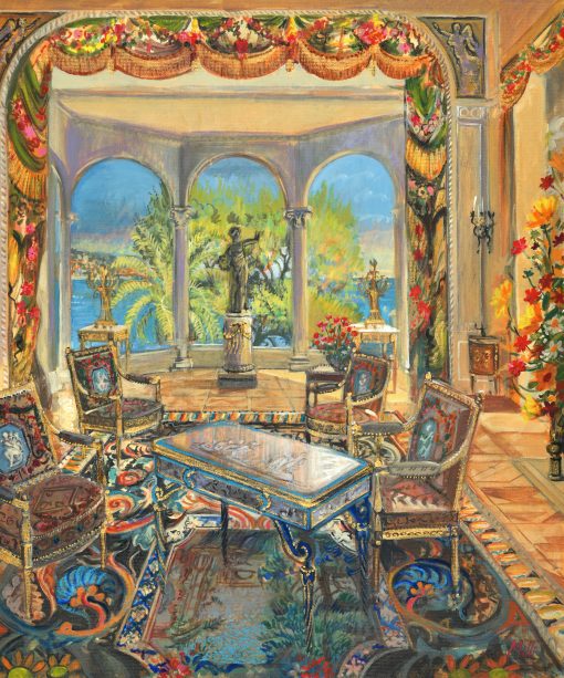 Louise Millin Inchley, Villa Ephrussi de Rothschild, Grand Salon 1