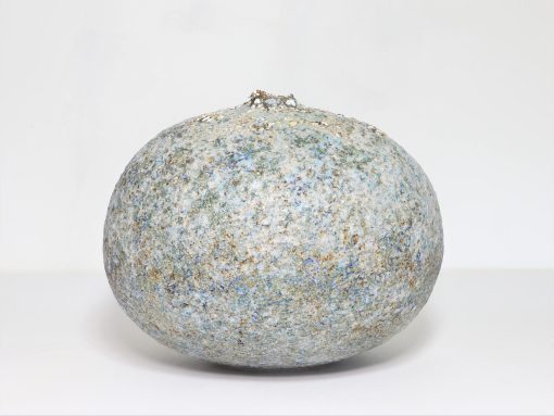 Claire Lardner Burke, Large Pebble Pod with Manganese & Blue Grey(34) 1