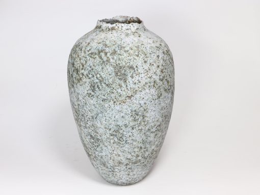 Claire Lardner Burke, Bronze & Teal Vase with Chrome(22) 1