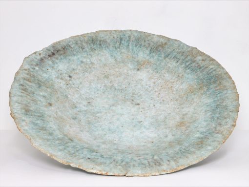 Claire Lardner Burke, Large Bowl with Copper and Pale Green 1