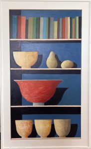 Philip Lyons, 4 Shelves Acrylic on Board Size: 92cm x 50cm £1800
