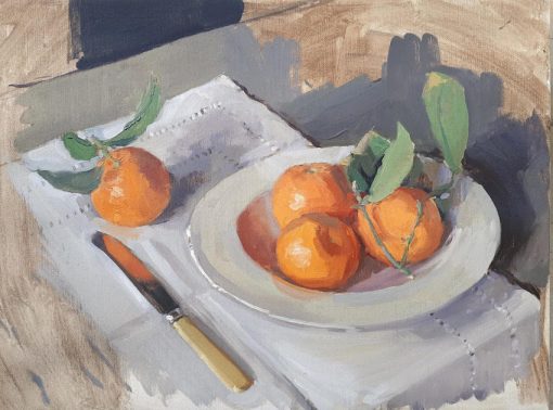 Lotta Teale,Still life with Nectarines 1