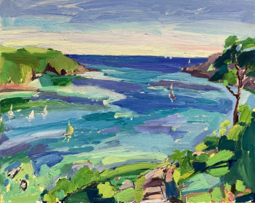 Anna Cecil, Sailing out to Sea -Salcombe 1