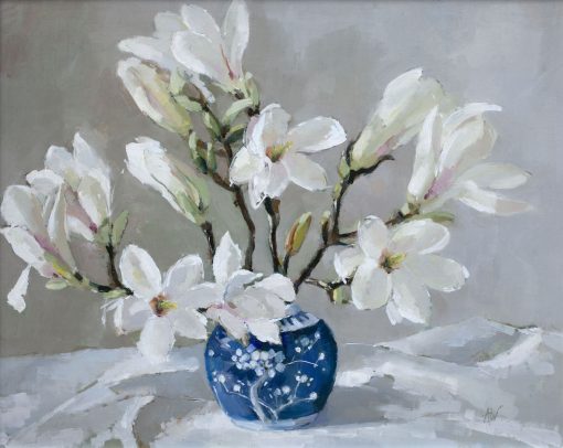 Annie Waring,Magnolia in Chinese Pot 1