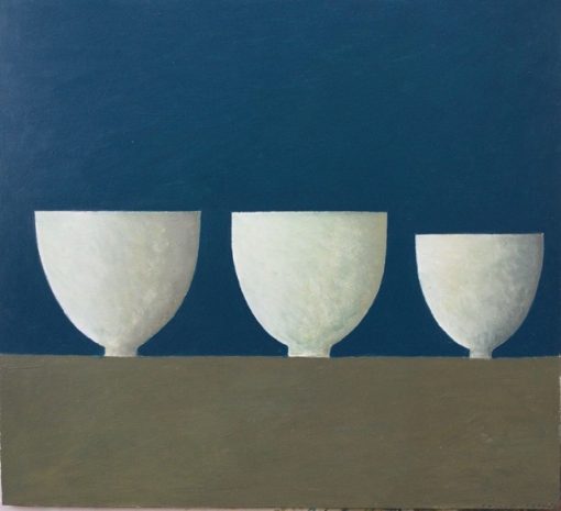 Philip Lyons, Summer Bowls (Three White Bowls) 1