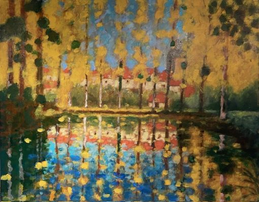 Julian Renouf, Poplars Reflections 1