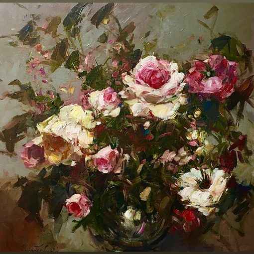 Parastoo Ganjei, A Bouquet of Roses 1