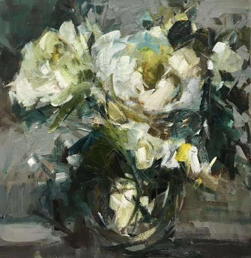 Parastoo Ganjei, Bunch of Roses in a Vase 1