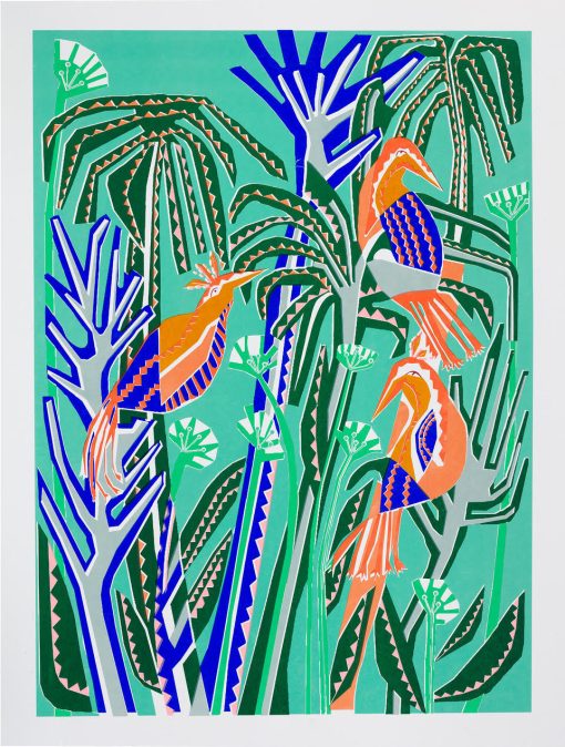 Flora Forshall, Birds in a Jungle (limited Edition Print) 1