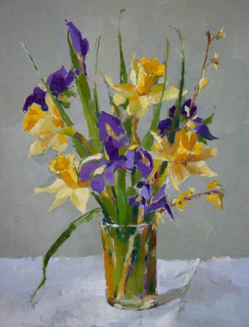 Annie Waring, Daffodils & Iris 1