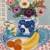 Emma Wiliams, St Tropez, Anemones and Fruit 3