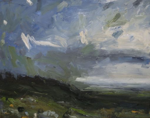 Hannah Ivory Baker, Up High racing clouds, Cornwall 1