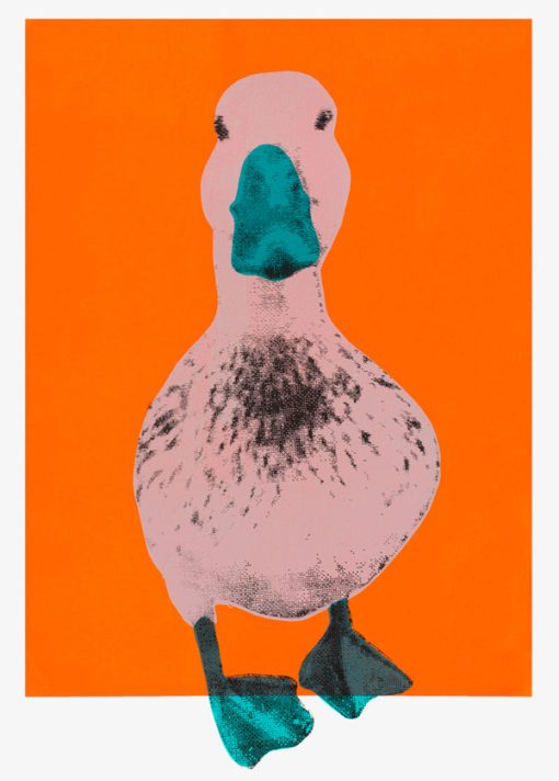 Charlotte Gerard, Duck a l'Orange (Screenprint) 1