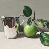 Estelle Day, Green Apple with Silver Jug 2