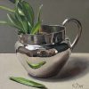 Estelle Day, Silver Jug with Olive Sprig 2