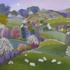 Sue Campion, Pink House in Blossom Time 3