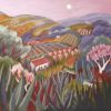 Sue Campion, Pink Sky & Almond Trees 2