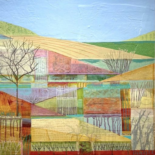 Sarah Capes,Looking across the Fields 1