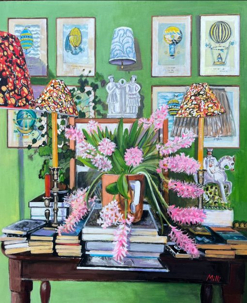 Louise Millin, Flowers in the Library 1